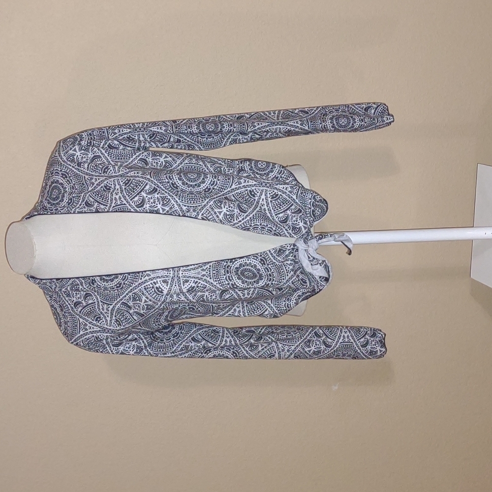 prAna Long Sleeve Tie Front Cardigan Size S